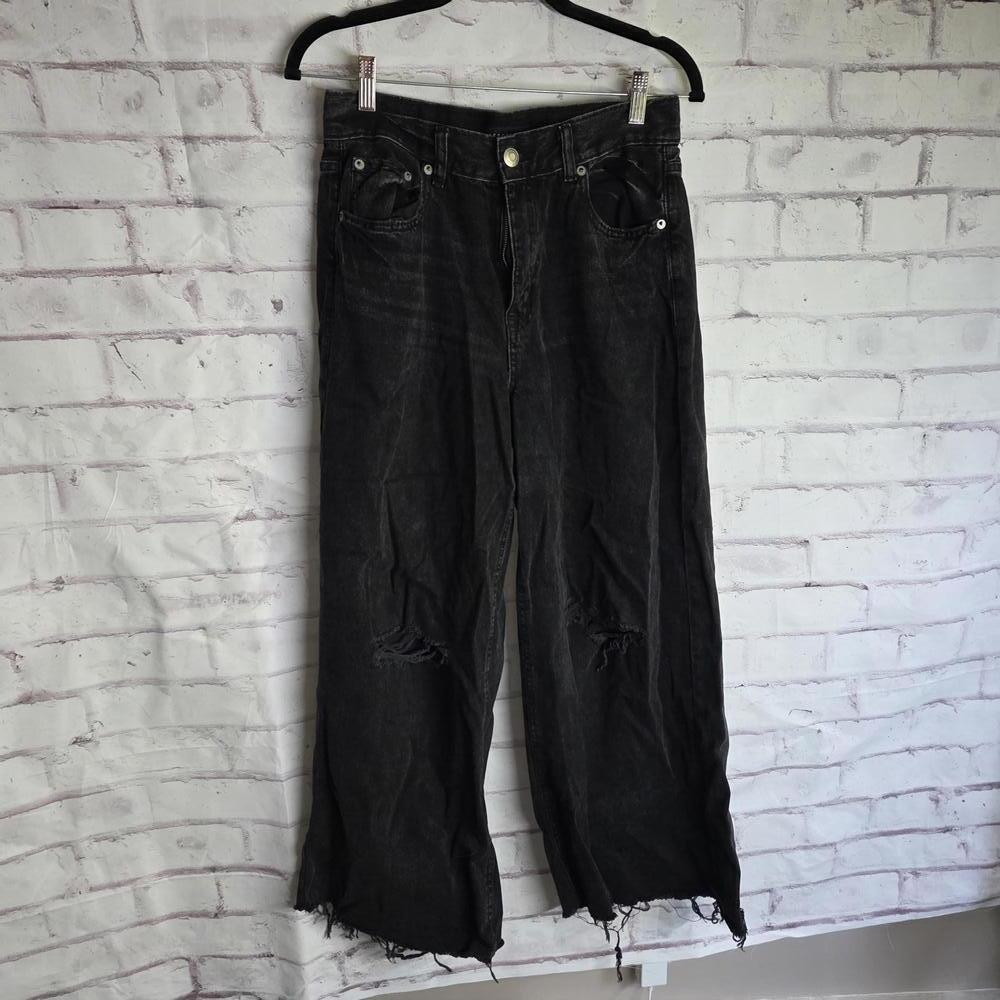 Aeropostale Wide Leg Black Jeans